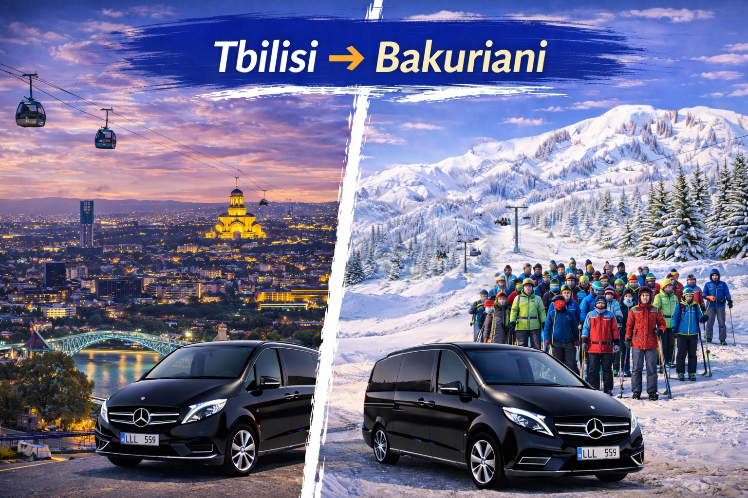 Tbilisi to Bakuriani Private Transfer